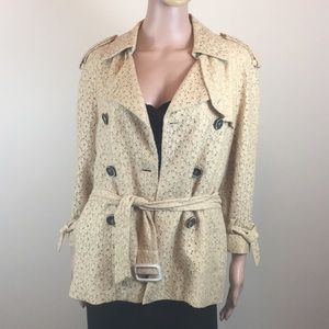 Phillip Lim 3.1 Belted Tan Lace Blazer